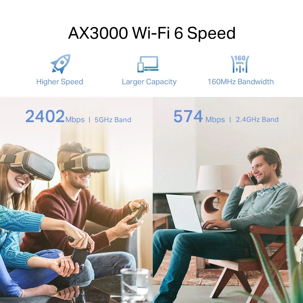 TP-LINK RE715X AX3000 Wıfı6 Mesafe Genişletici görsel 2