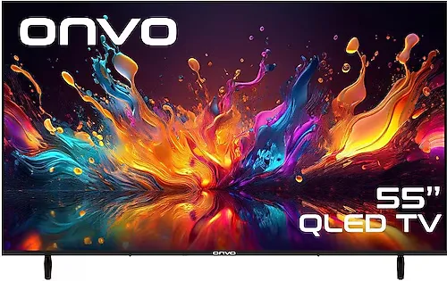 ONVO 55" 55VQ90F3UA 140 Ekran Uydu Alıcılı 4K Ultra HD Google Smart QLED TV