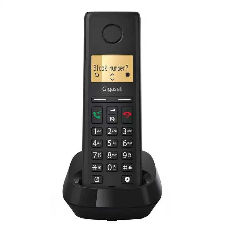 GIGASET Pure 200 Dect Telefon Si̇yah görsel 3