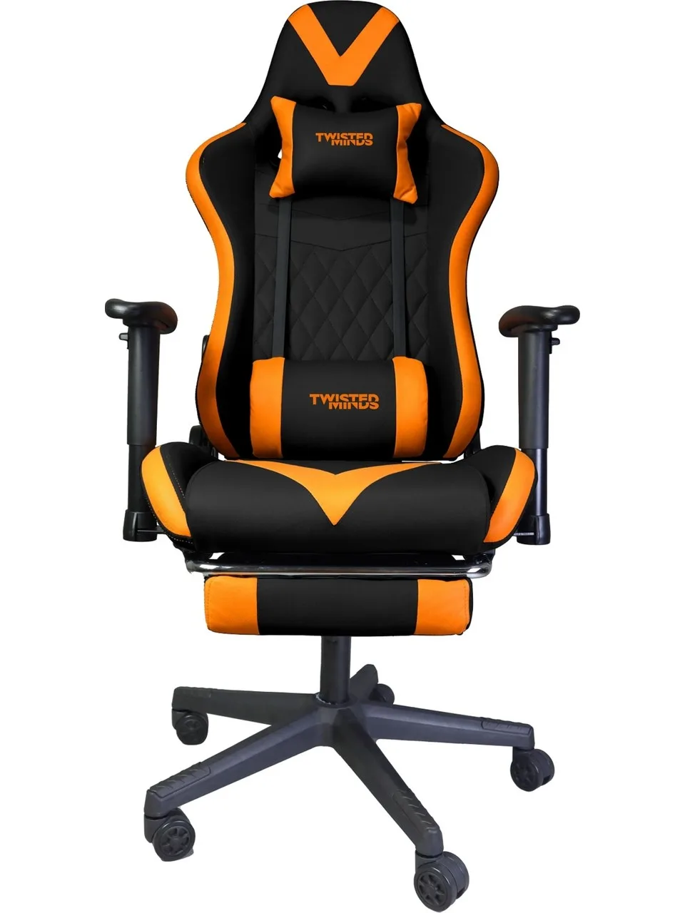TWISTED MINDS TM8250 Comfort E-Spor Siyah/Turuncu Oyuncu Koltuğu görsel 4