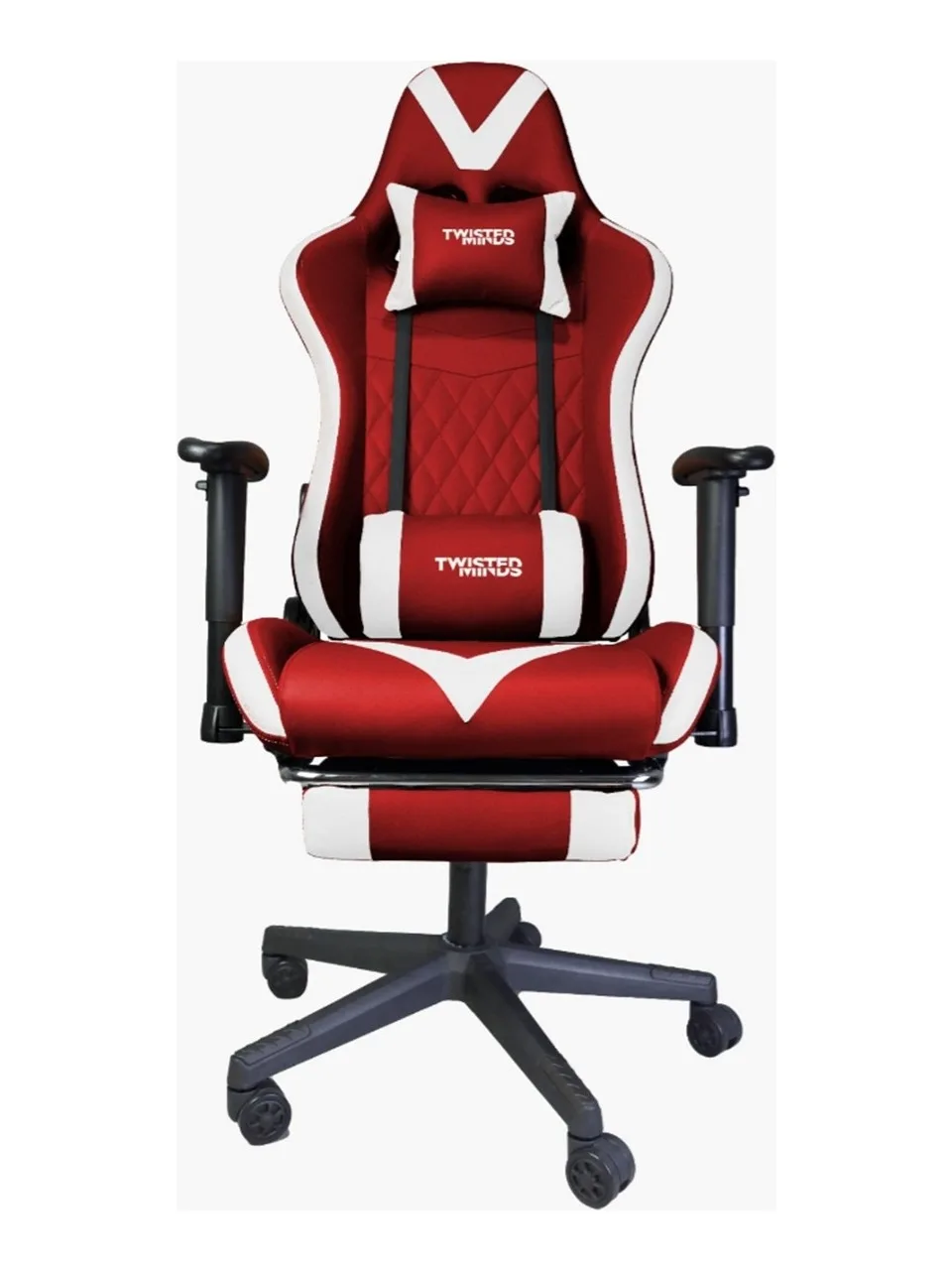 TWISTED MINDS TM8250 Comfort E-Spor Kırmızı/Beyaz Oyuncu Koltuğu görsel 4