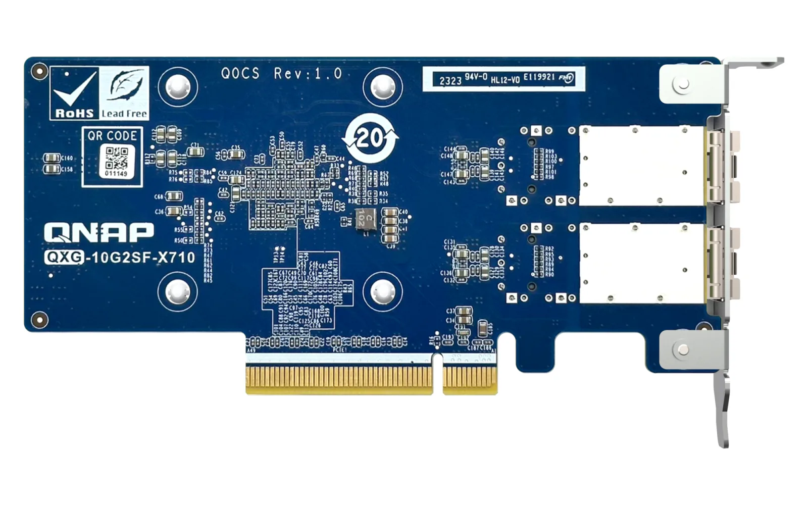 QNAP 10GbE SFP+ DUAL Ethernet Kartı QXG-10G2SF-X71 görsel 4