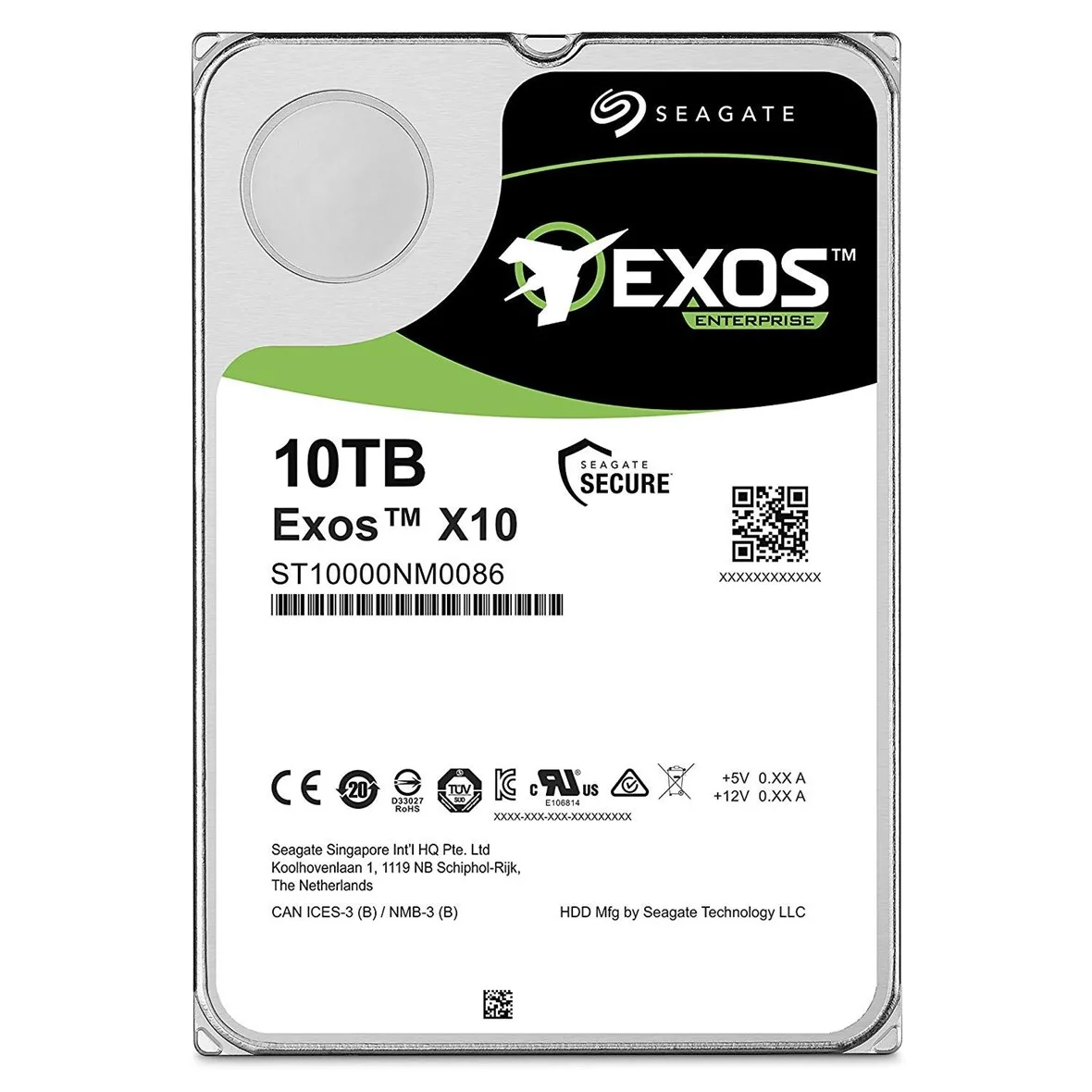 SEAGATE 3.5" 10TB EXOS X10 ST10000NM0086 7200 RPM 256MB SATA-3 NAS ve Güvenlik Diski