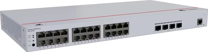 HUAWEI 24port 400W FULL PoE eKIT S220-24P4X GIGABIT 4XSFP+ Yönetilebilir Switch RackMount Layer2 görsel 2