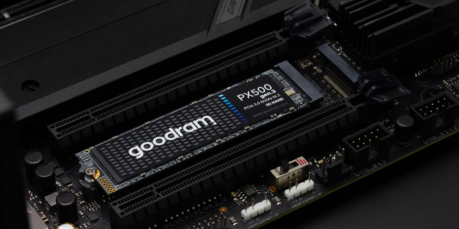 GOODRAM 1TB 2280 3300-2200MB/s GEN3 M2 NVME Disk SSDPR-PX500-01T-80-G3 görsel 2
