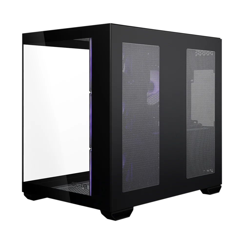 COOLERMASTER ELİTE 681 850W 80+ Gold TG E681-KHNN85-S00 4x12cm ARGB Siyah Gaming MıdTower PC Kasası görsel 2