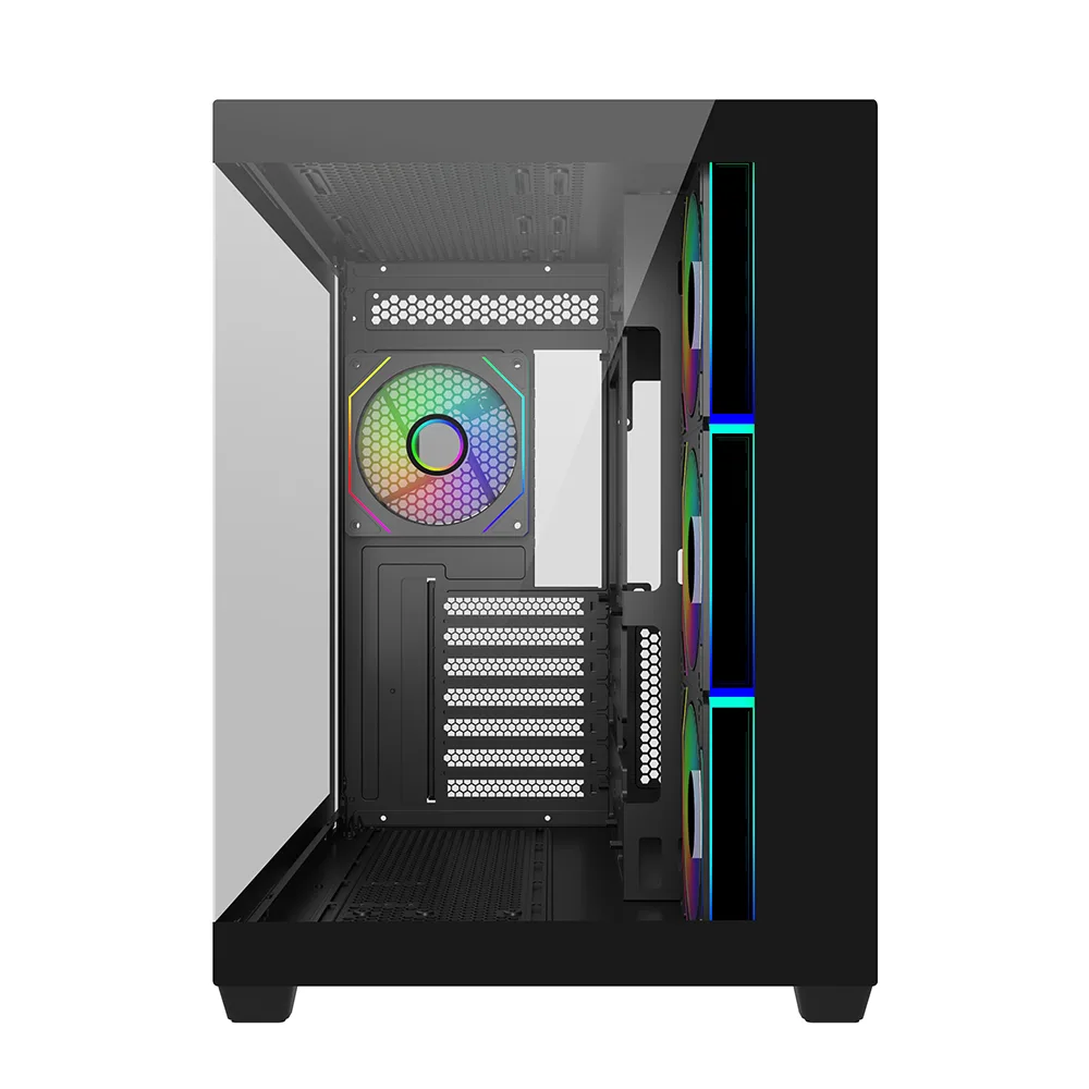COOLERMASTER ELİTE 681 850W 80+ Gold TG E681-KHNN85-S00 4x12cm ARGB Siyah Gaming MıdTower PC Kasası görsel 4