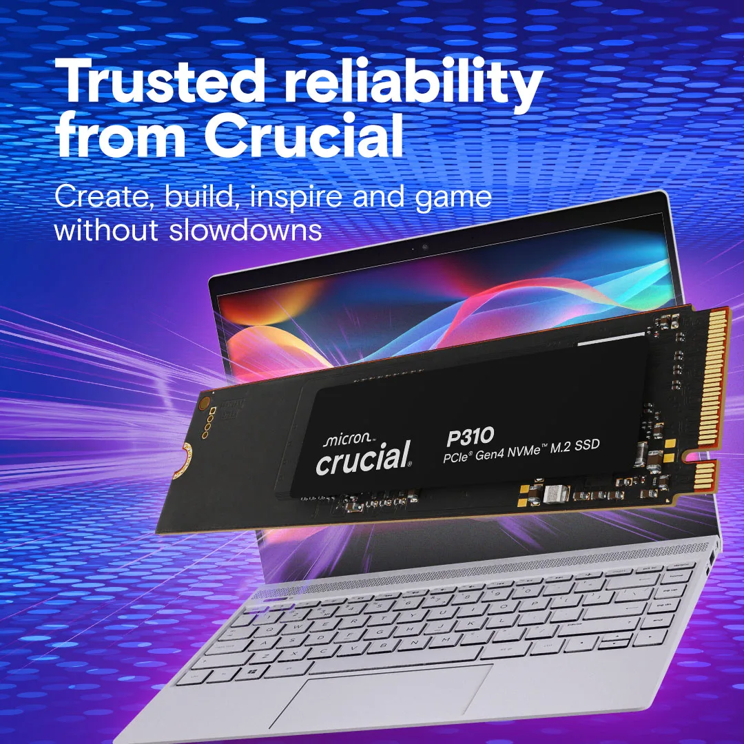 CRUCIAL 2TB P310 CT2000P310SSD8 7100-6000MB/s M2 NVME GEN4 Disk