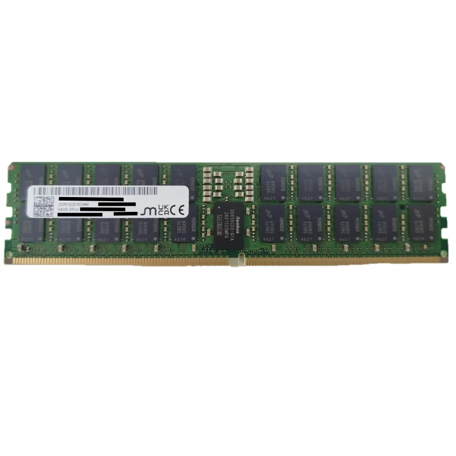 MICRON 64GB DDR5 6400MHZ CL52 Rdimm Sunucu RAM MTC40F2046S1RC64BH1