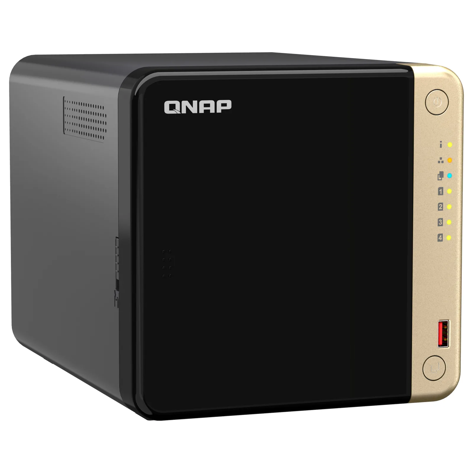 QNAP 4diskli ARM QC- 8GB RAM 2-2.5GbE Nas Server TS-464-8G Distribütör Garantili görsel 3