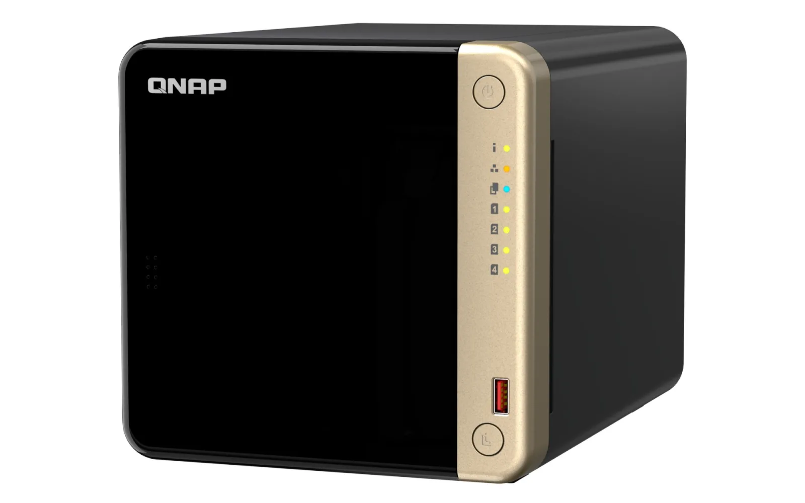 QNAP 4diskli ARM QC- 8GB RAM 2-2.5GbE Nas Server TS-464-8G Distribütör Garantili görsel 2