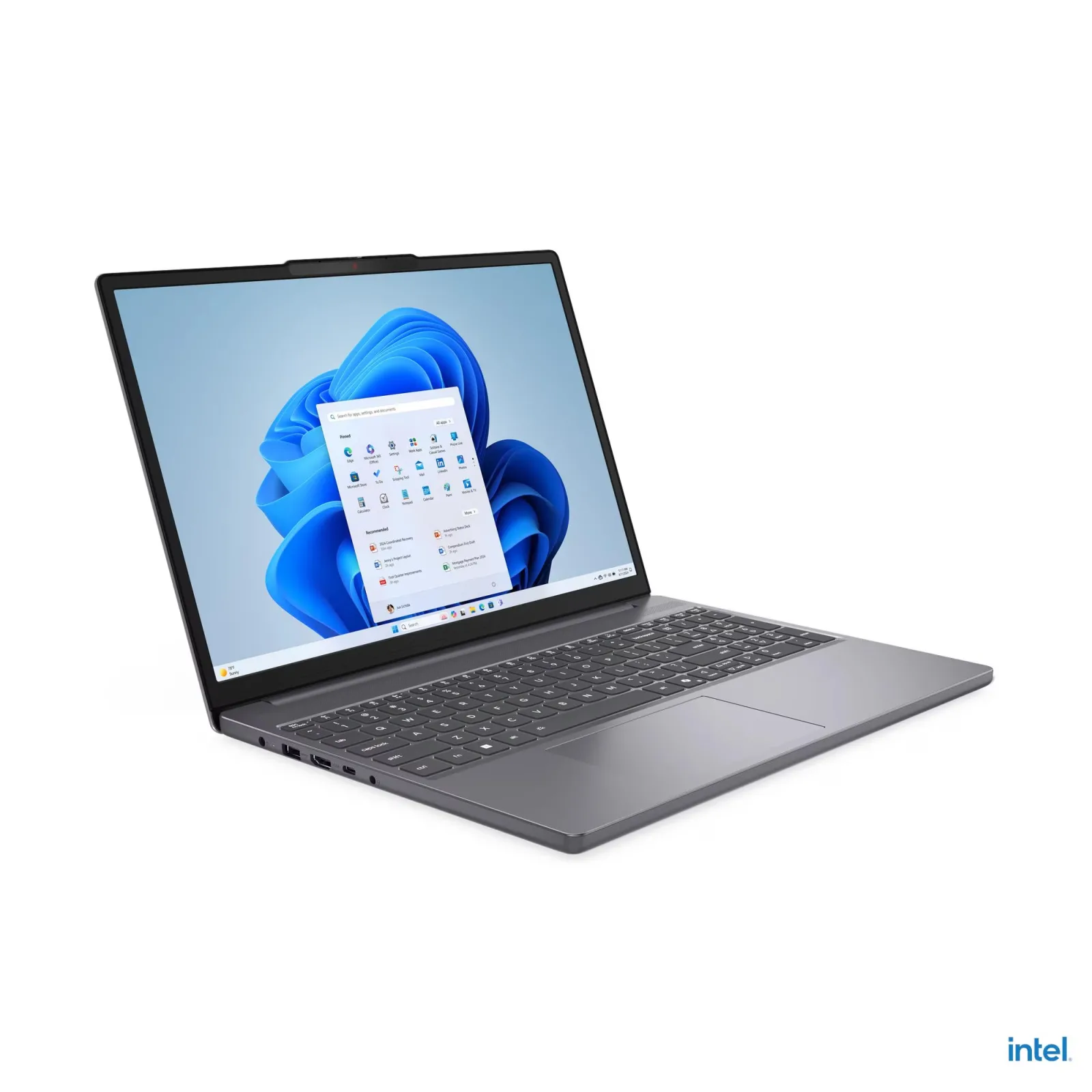 LENOVO 15.3" Core İ5 13420H - 8GB DDR5 - 512GB M2 NVME W11H / Ideapad Sli̇m 3 15IRH10 83K100UFTR görsel 2