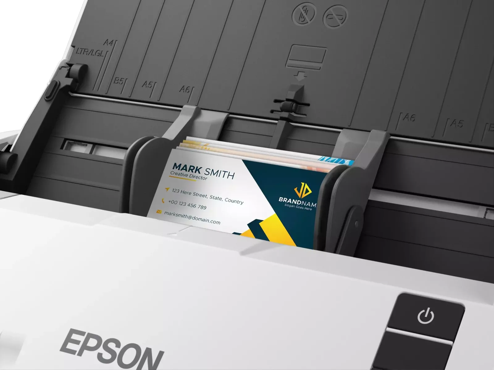 EPSON DS-530III A4 Workforce 40ppm 60sayfa kapasiteli Dublex Döküman Tarayıcı USB 2.0 görsel 4