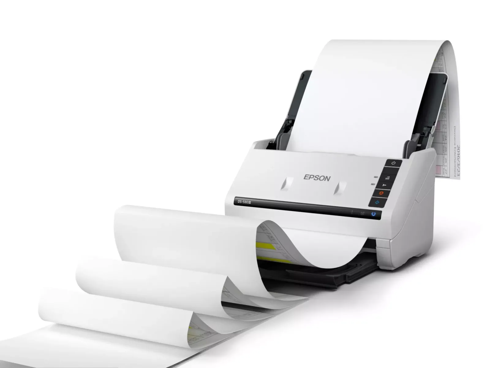 EPSON DS-530III A4 Workforce 40ppm 60sayfa kapasiteli Dublex Döküman Tarayıcı USB 2.0 görsel 7