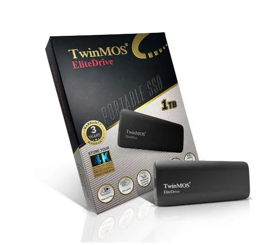 TWINMOS 2TB EliteDrive PSSD2TBMEDB 450-410MB/s USB 3.2 / Type-C Harici Disk
