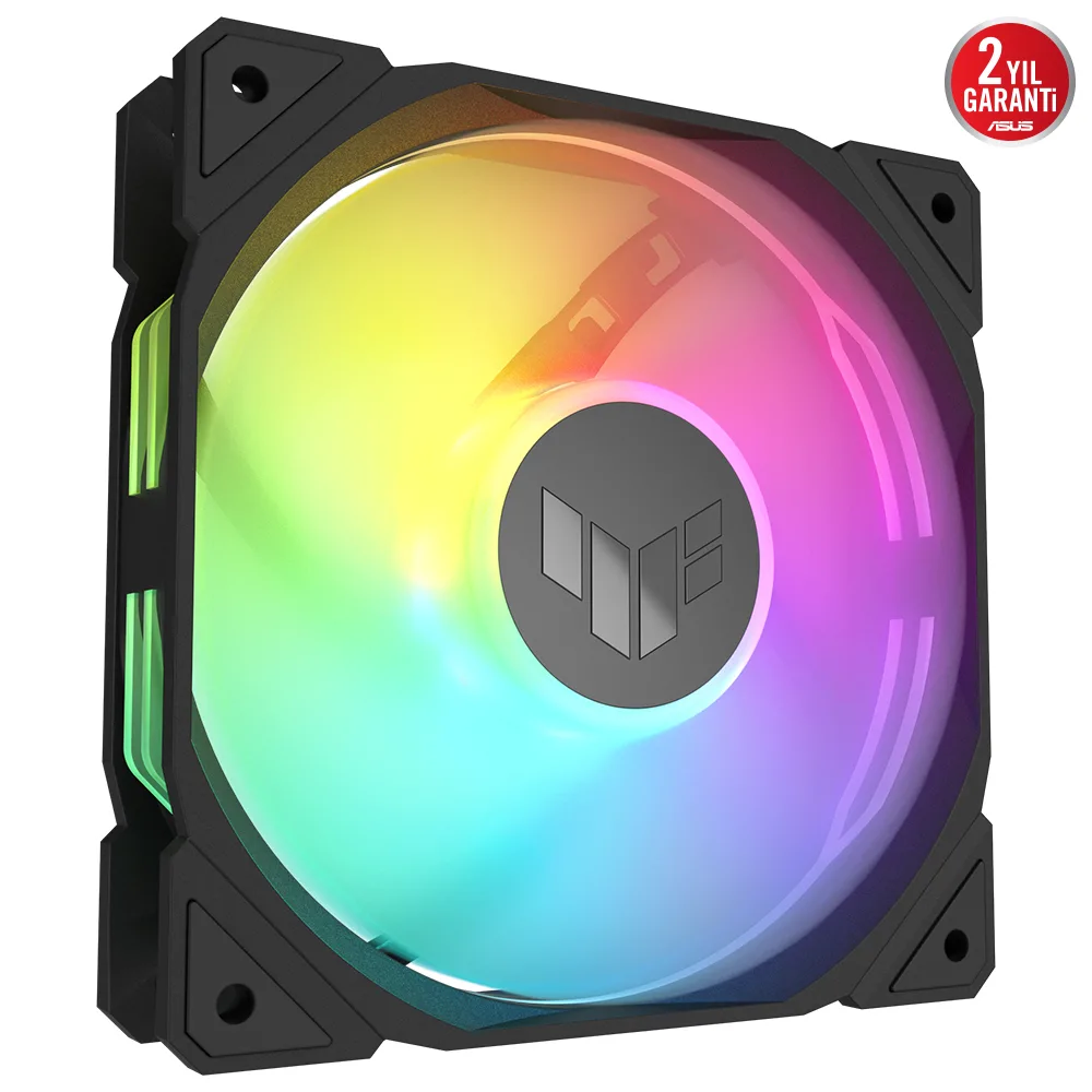 ASUS TUF TR120 Reverse ARGB 120mm Kasa Fanı Siyah görsel 4