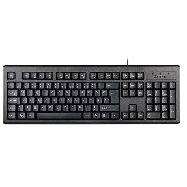 A4TECH KM-720 Kablolu USB F Trk Siyah Klavye