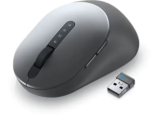 DELL MS5320W Multi-Device 1600 DPI Kablosuz Gri/Siyah Fare (570-ABHI) görsel 5