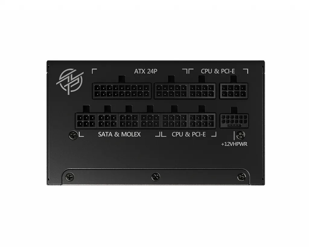 MSI 1000w 80+ Gold MAG A1000G PCIE5 Tam Modüler Power Supply görsel 5