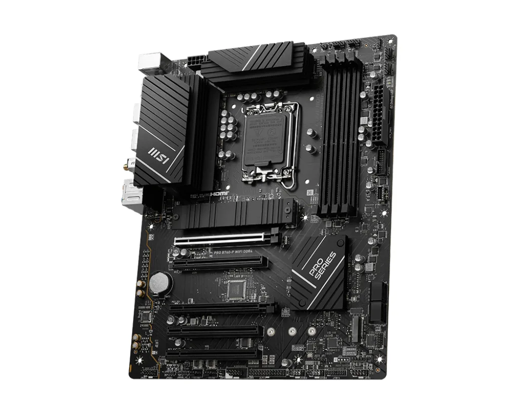 MSI Pro B760-P WIFI6E DDR4 HDMI-DP Typec PCIE 4.0 1700p ATX görsel 3