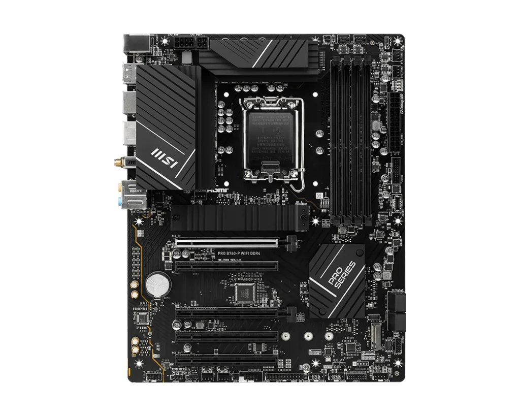 MSI Pro B760-P WIFI6E DDR4 HDMI-DP Typec PCIE 4.0 1700p ATX görsel 4