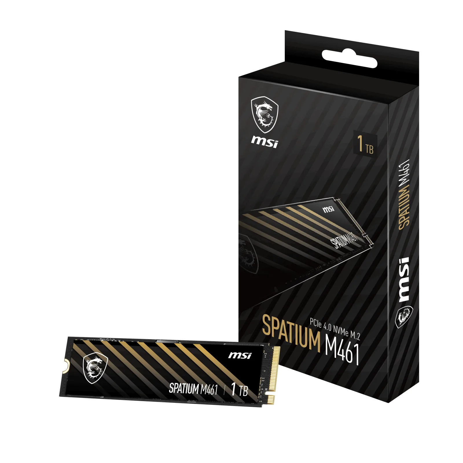 MSI 1TB Spatium M461 5000-3200MB/s M2 NVME GEN4 Disk görsel 6