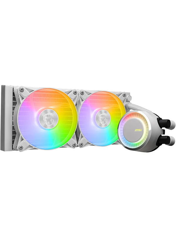 MSI 240mm MAG CORELIQUID E240 WHITE ARGB AM5-1851p Sıvı Soğutmalı İşlemci Fanı Beyaz görsel 6