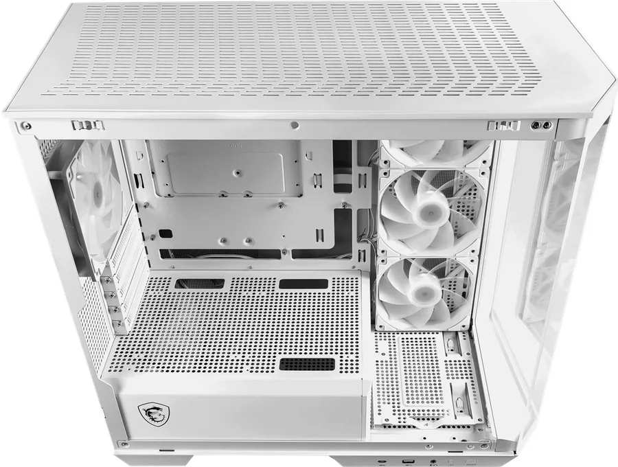 MSI MAG PANO M100R PZ WHITE Gaming Mid-Tower PC Kasası Beyaz görsel 4