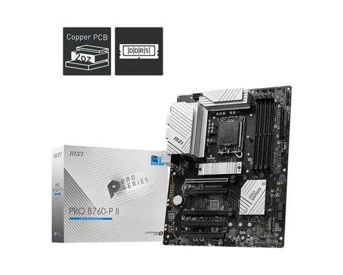MSI Pro B760-P Ii DDR5 HDMI-DP PCIE 4.0 1700p ATX görsel 4