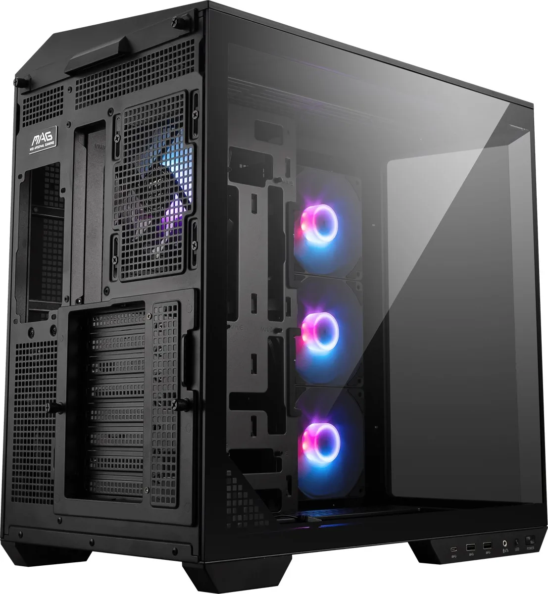 MSI MAG PANO 100R PZ Gaming Mid-Tower PC Kasası görsel 2