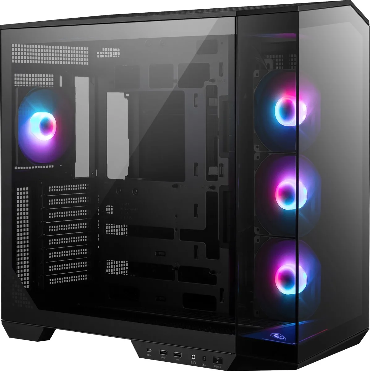 MSI MAG PANO 100R PZ Gaming Mid-Tower PC Kasası görsel 3