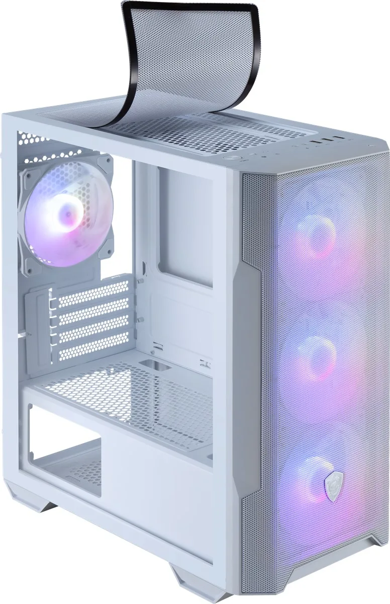 MSI MAG FORGE M100R WHITE Gaming Micro-Tower PC Kasası Beyaz görsel 8