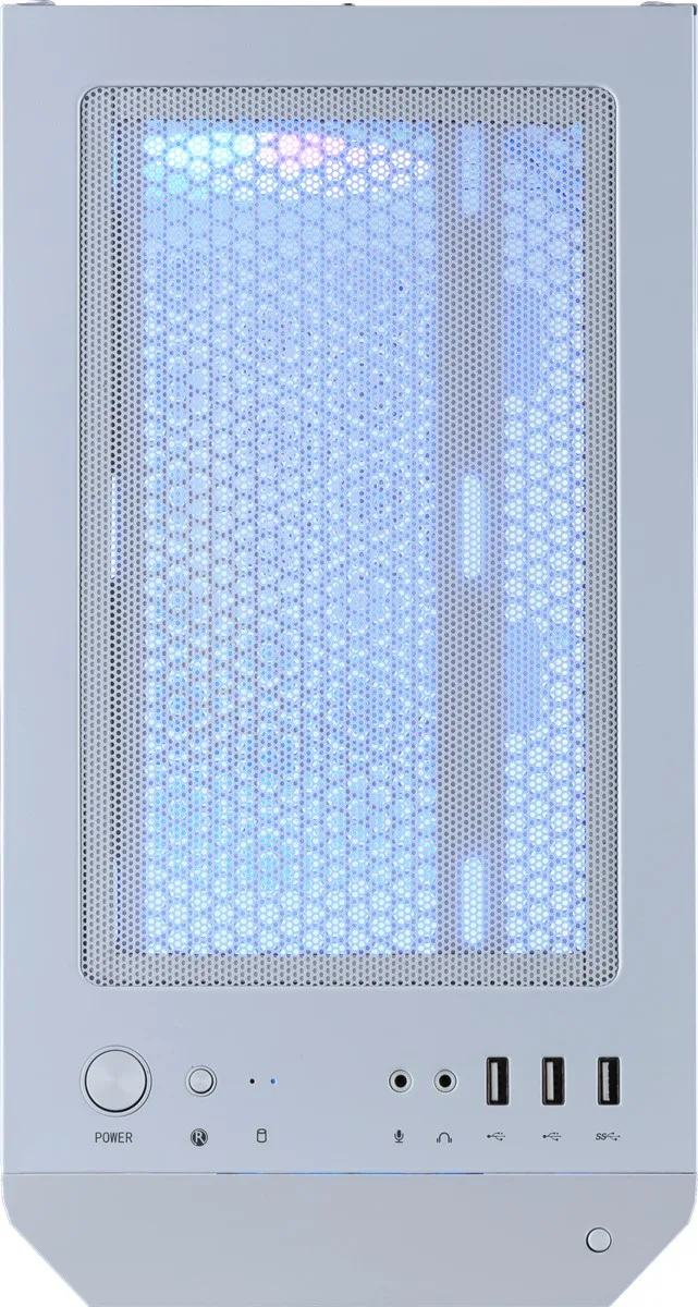 MSI MAG FORGE M100R WHITE Gaming Micro-Tower PC Kasası Beyaz görsel 7