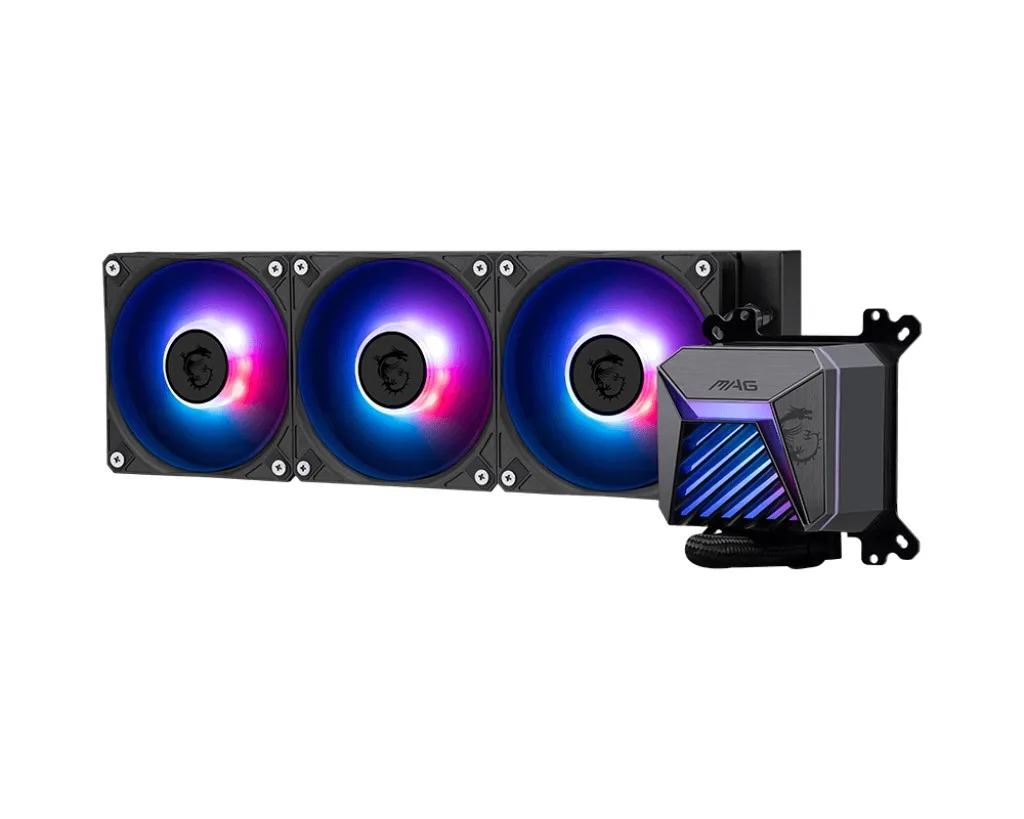 MSI 360mm MAG CORELIQUID A15 360 ARGB AM5-1851p Sıvı Soğutmalı İşlemci Fanı görsel 6