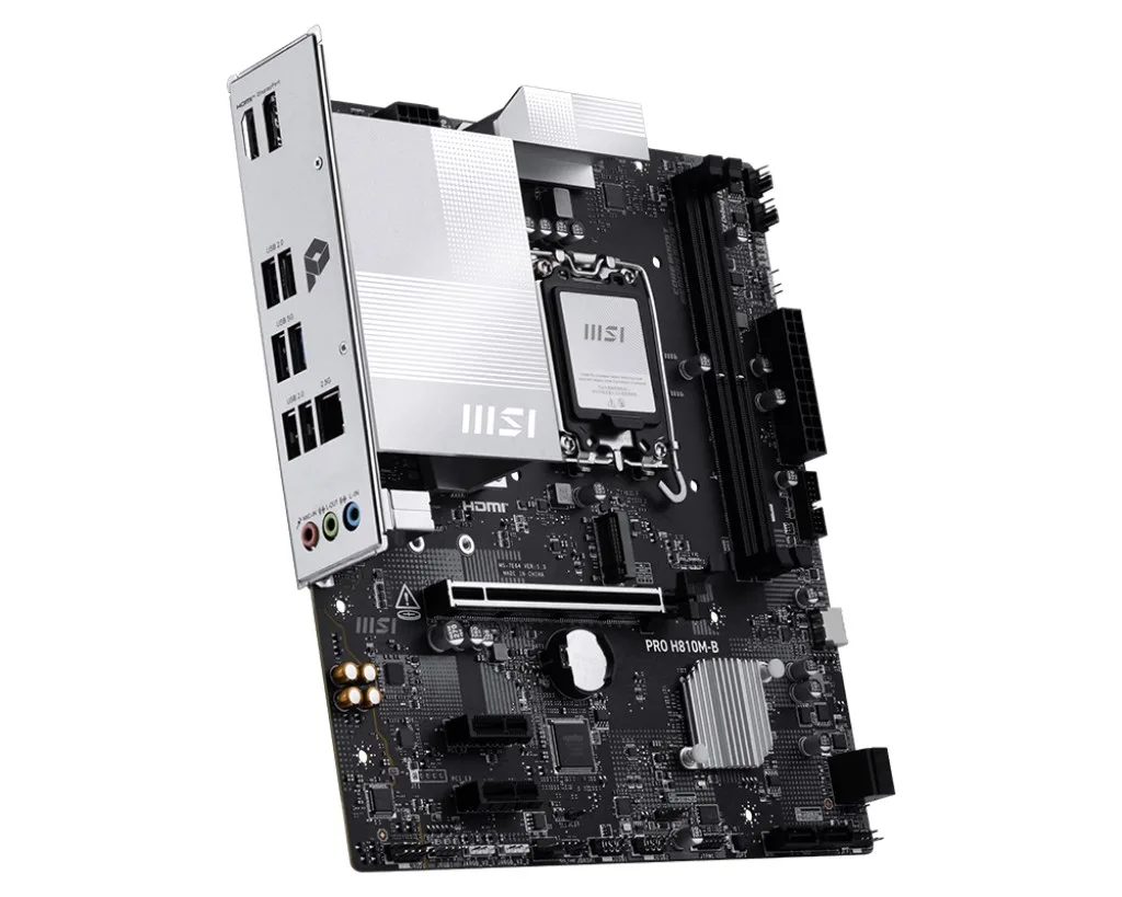 MSI Pro H810M-B DDR5 HDMI-DP PCIE 4.0 1851p Matx görsel 4