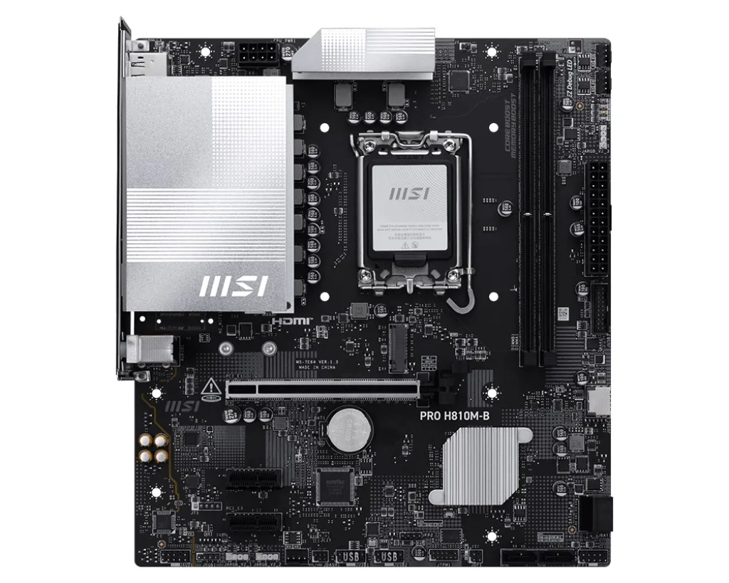 MSI Pro H810M-B DDR5 HDMI-DP PCIE 4.0 1851p Matx