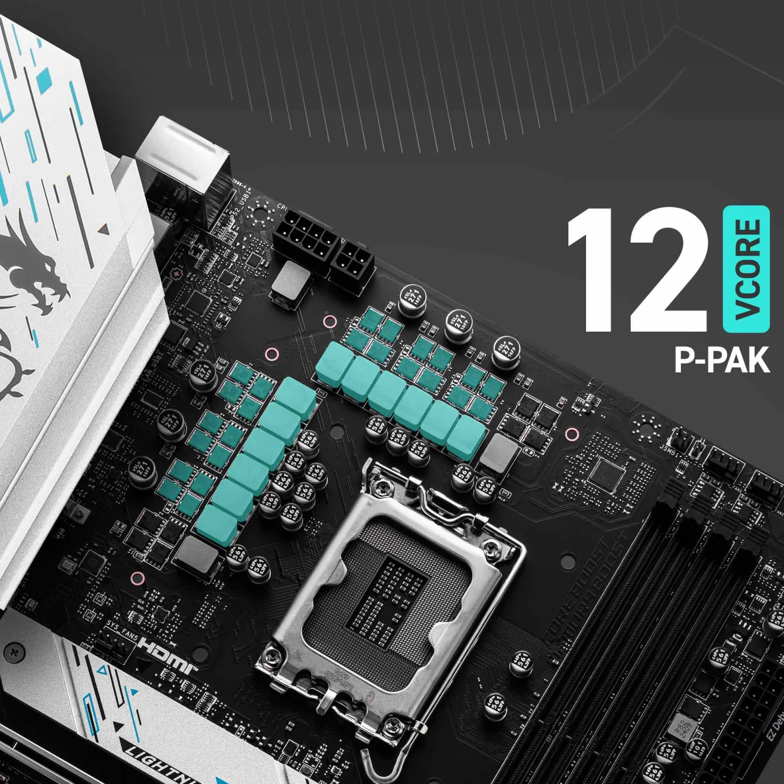 MSI B760 Gaming Plus DDR4 WIFI-6E HDMI DP PCIE 4.0 1700p ATX görsel 7
