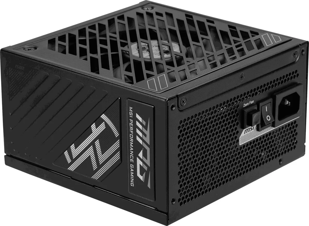 MSI 1250w 80+ Gold MPG A1250GS PCIE5 Tam Modüler Power Supply görsel 11