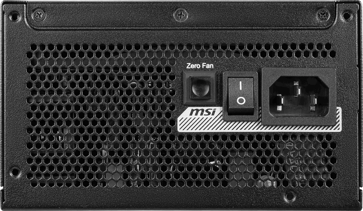 MSI 1250w 80+ Gold MPG A1250GS PCIE5 Tam Modüler Power Supply görsel 4