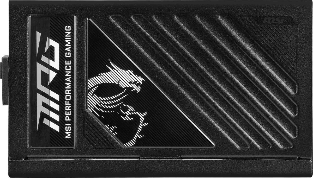 MSI 1250w 80+ Gold MPG A1250GS PCIE5 Tam Modüler Power Supply görsel 6