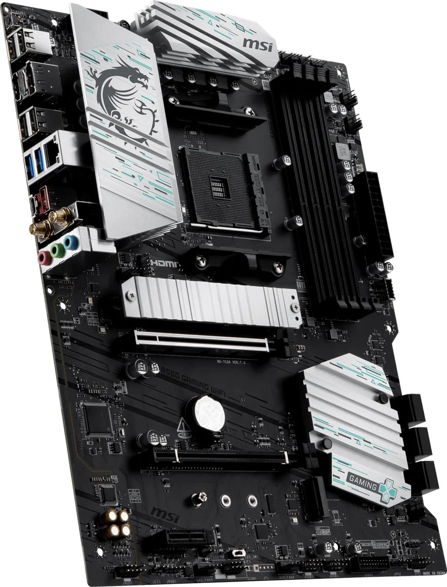 Msi B550 Gaming WIFI5 DDR4 HDMI-DP Typec PCIE 4.0 AM4 Matx görsel 3