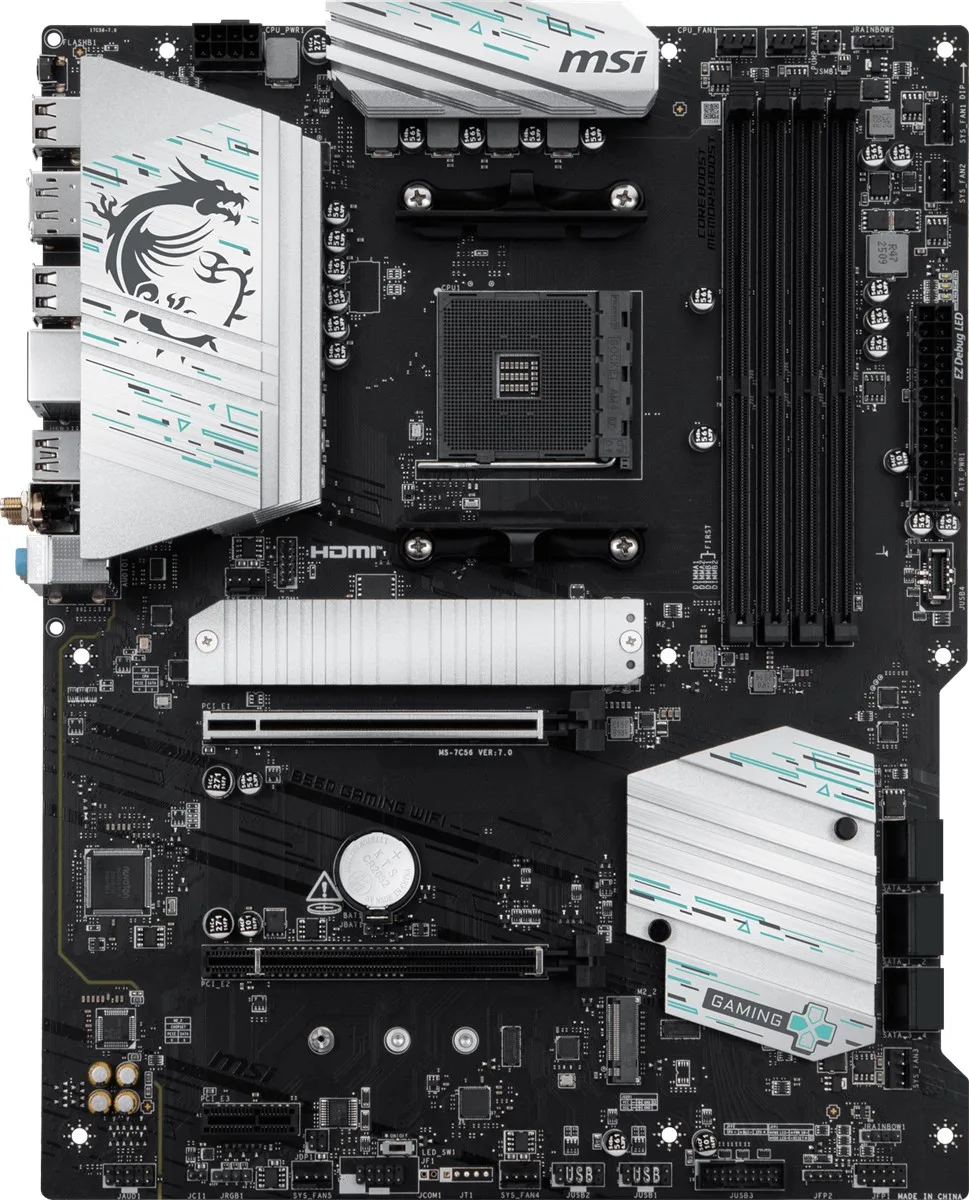 Msi B550 Gaming WIFI5 DDR4 HDMI-DP Typec PCIE 4.0 AM4 Matx görsel 6