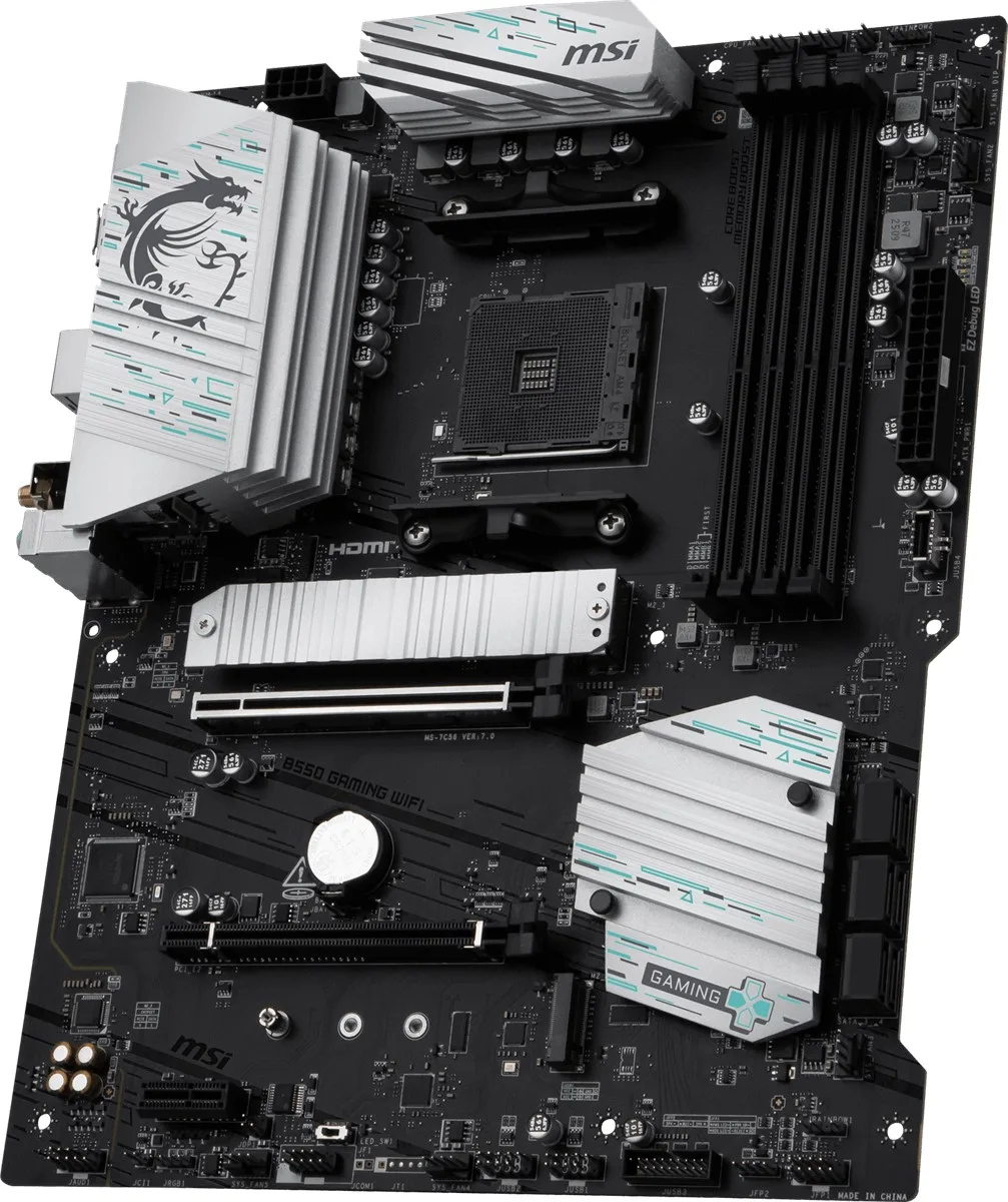Msi B550 Gaming WIFI5 DDR4 HDMI-DP Typec PCIE 4.0 AM4 Matx görsel 4