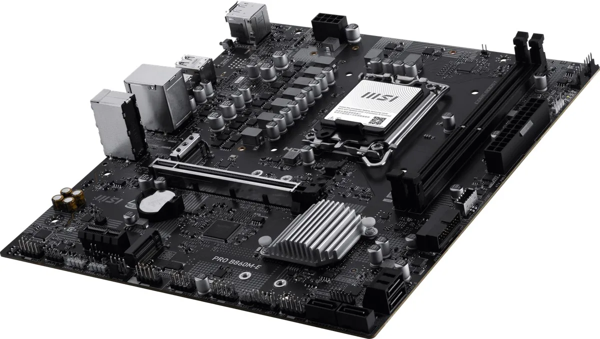 MSI Pro B860M-E DDR5 HDMI-DP PCIE 5.0 1851p Matx görsel 6
