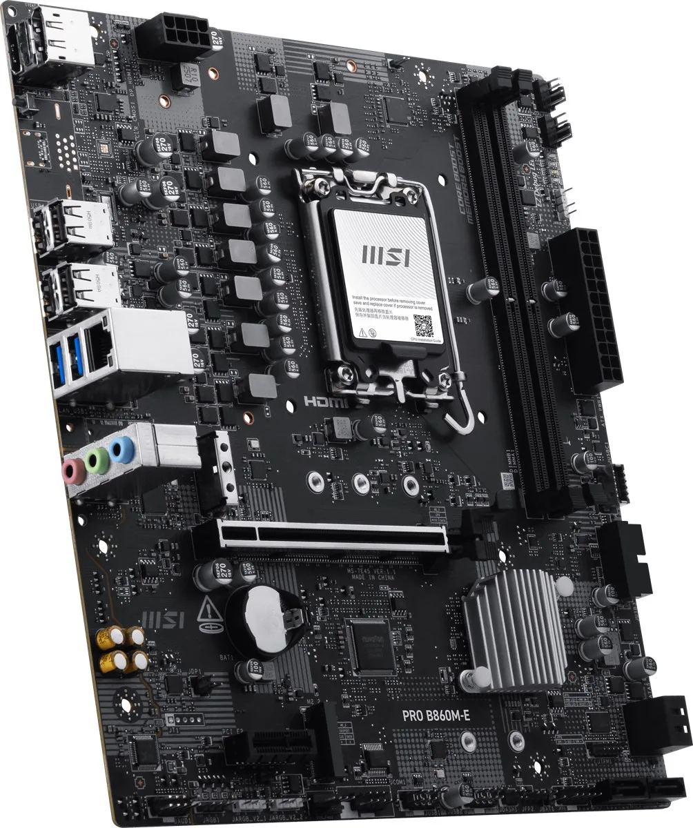 MSI Pro B860M-E DDR5 HDMI-DP PCIE 5.0 1851p Matx görsel 4