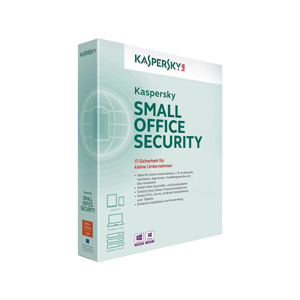 KASPERSKY Small Office Security 3yıl 2server + 20kullanıcı + 20 mobil cihaz