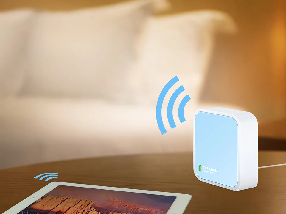 TP-LINK TL-WR802N N300 2.4GHZ Mesafe Genişletici EV Ofis Tipi Access Point Router görsel 7