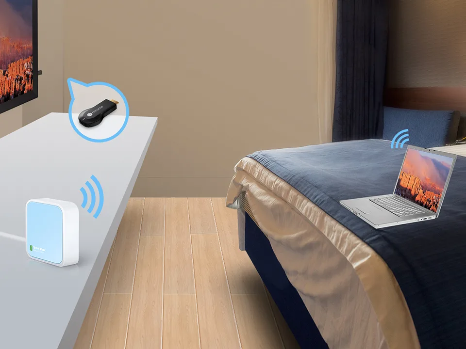 TP-LINK TL-WR802N N300 2.4GHZ Mesafe Genişletici EV Ofis Tipi Access Point Router görsel 6