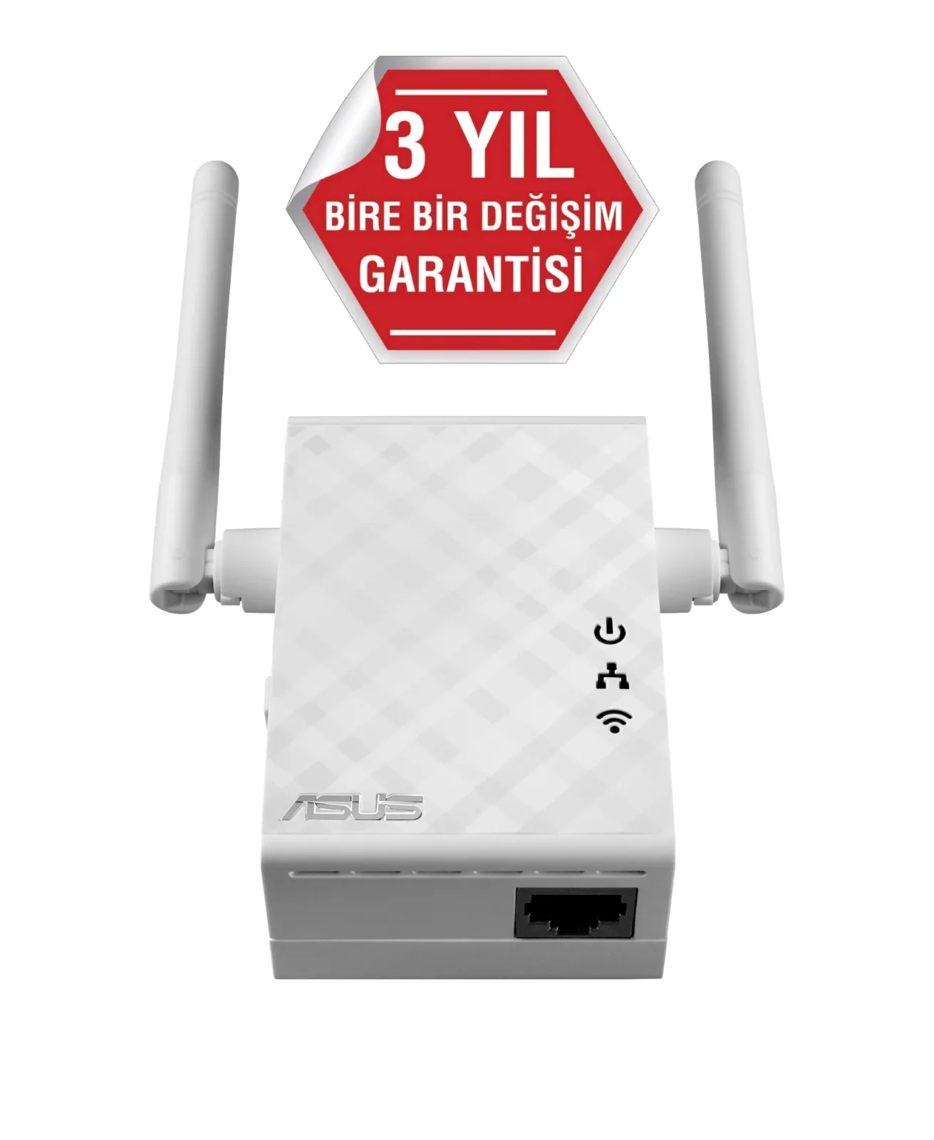 ASUS RP-N12 N300 2.4GHZ Mesafe Genişletici EV Ofis Tipi 2x 2dbi sabit anten görsel 5