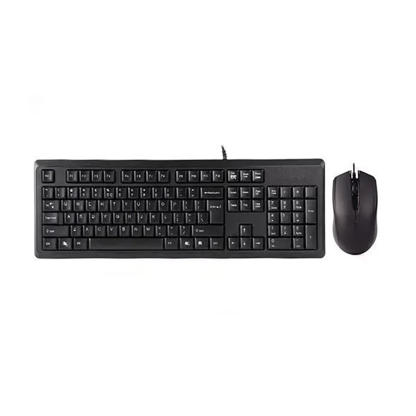 A4TECH KR-9276 Kablolu USB Q Trk Siyah Klavye - Mouse Set görsel 5